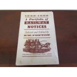 A portfolio of RAILWAY NOTICES spanning 1825-1892 by E.F. FENTON 1964