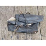 A 1950's/60's B.R leather railwayman's satchel