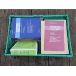 A box containing various RAILTRACK handbooks and working timetables, local interest, mainly 90-2000