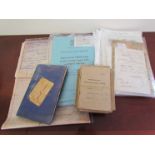 A quantity of various railway paperwork including Accident records, Patrolman's records,