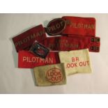 A quantity of LNER & B.R PILOTMAN and LOOK OUT arm bands