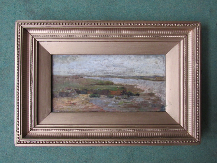 EDWARD DUNCAN (1803- 1882) a gilt framed oil on canvas laid to card, - Image 3 of 4