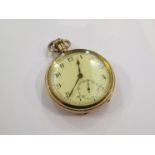 A gold plated pocket watch