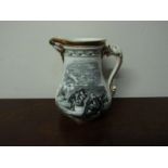 A Victorian S. Alcock & Co Royal Patriotic jug dated January 1st 1855 designed by G.