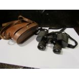 A Farja Freres of Paris pair of 8 x 26 binoculars ,