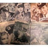 A collection of Third Reich era / WWII Nazi German film programmes including “Herz Geht Vor Anker”