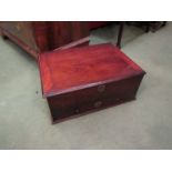 An 18th Century padouck storage box a/f