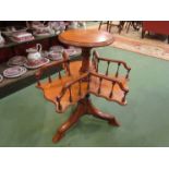 A Victorian satinwood book table by Howard & Sons, Berners Street,