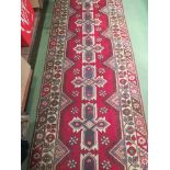 A Turkish runner rug,