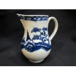 An 18th Century Liverpool Sparrow-beak jug,