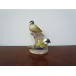 A Royal Worcester porcelain figure "Coal Tits", 3375, 12cm tall,