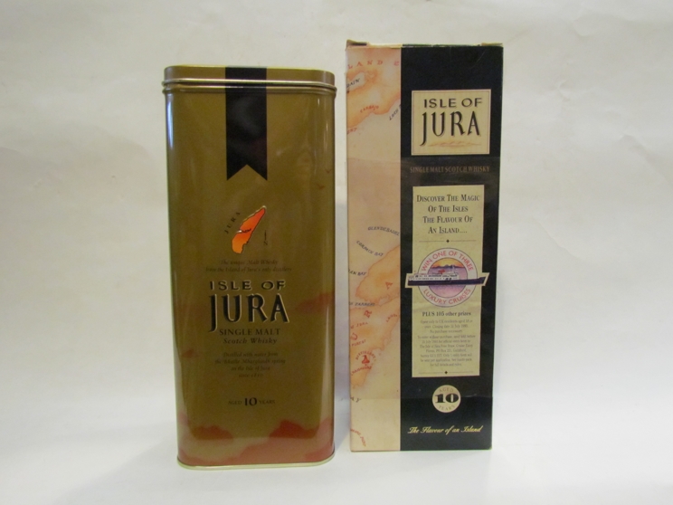 Isle of Jura 10 years old single malt scotch whisky, 70cl in tin and Isle of Jura 10 years old, - Image 4 of 4