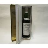 Laphroaig 10 years old unblended malt scotch whisky,