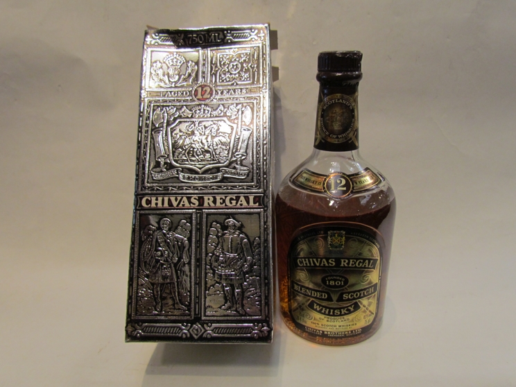 Chivas Regal 12 years old blended scotch whisky, 750ml in box,