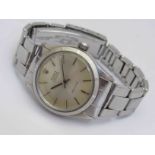 ROLEX: an Oyster Speedking Precision manual wind gent's steel bracelet watch, circa 1967,