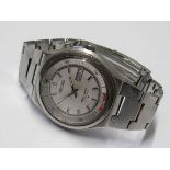 SEIKO: A Bell-matic automatic gent's stainless steel bracelet watch, a/f,