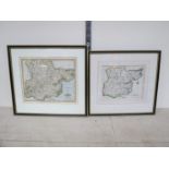 Two late 18th Century hand coloured maps of Essex, one circa 1770,