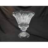 A large limited edition (20/100) Waterford crystal vase,