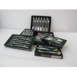 A large collection of boxed and unboxed Viners "Studio" cutlery designed by Gerald Benney