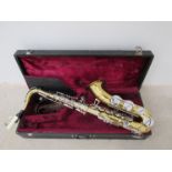 A Musica Steyr of Austria tenor saxophone,