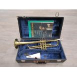 A B&M brass trumpet,