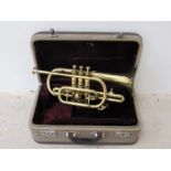 A brass Cornet,