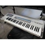 An Akai X7000 sample keyboard (master studio) with hard case