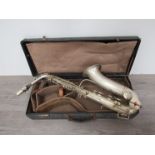 An early 20th Century Lafleur & Son alto saxophone, plated,