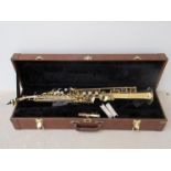 An Arbiter Pro-Sound soprano saxophone,