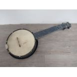 A 1930's "Jolli Joe" all-metal banjo-ukulele (banjolele),