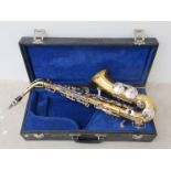 A B&S Sonora alto saxophone,