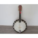 A banjo-mandolin (banjolin) stamped "British Made H5",