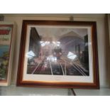 A framed and glazed print of 'THE CONTINENTAL LINK,