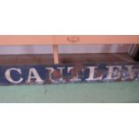 A B.R. (E) enamel running in board for 'CANTLEY'