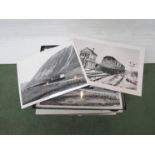 A quantity of black and white photographs of Class 20, 25,
