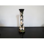 A Moorcroft "Buckingham Orchid" slender vase (2nd). Signed NE105 Queens 90th BD.
