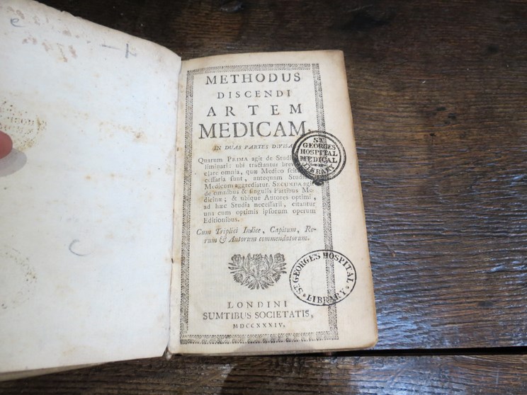 BOERHAAVE: "Methodus Discendi Artem Medicam", published London 1734, - Image 2 of 2