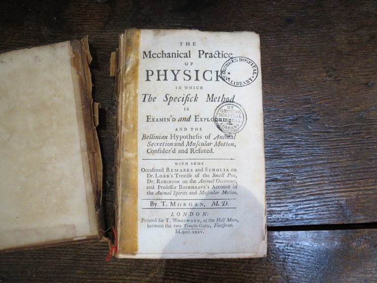 T. MORGAN, M.D.:"The Mechanical Practice Physick", published London 1735 for T. - Image 2 of 2
