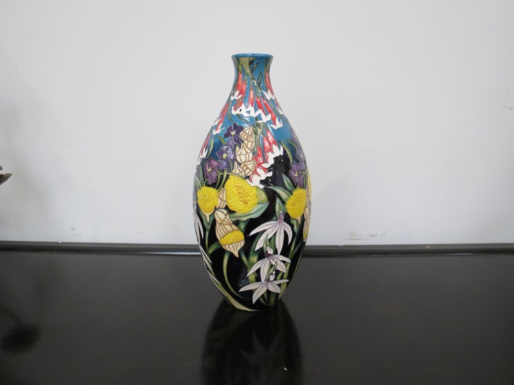 A Moorcroft "Australian Garden" vase (2nd).