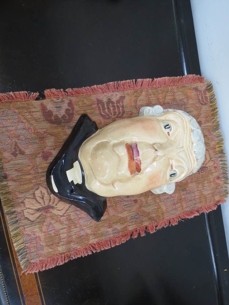 A Susie Cooper "Judge" wall mask,