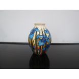 A Moorcroft "Blue Triumph" vase. Signed/gold signed LE 24/25. Designed Paul Hilditch.