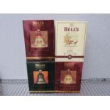 Bell's old Scotch whisky Christmas decanters 1994, 1996 x 2,