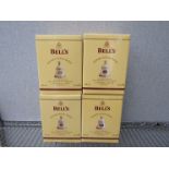 Bell's old Scotch whisky Christmas decanters 2005, 06, 07, 08 all boxed,