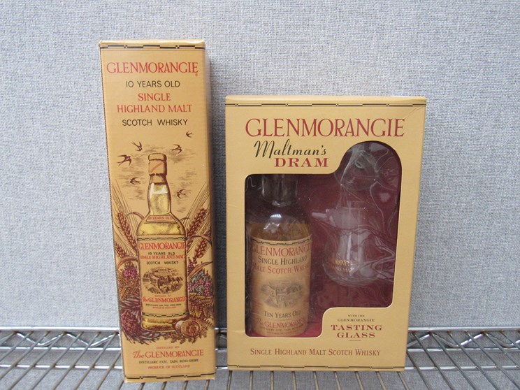 Glenmorangie 10 years old single Highland Malt Scotch whisky 75cl boxed,