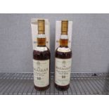 The Macallan 10 year single Highland Malt Scotch whisky, 70cl x 2,