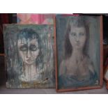 A mixed group of 20th Century oil paintings,