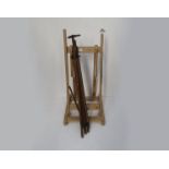 Winsor & Newton tripod stand and beech easel a/f