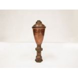 A 19th Century copper lidded chalise,