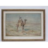 WILLIAM PERRY (XX) A pair of gilt framed and glazed watercolours,
