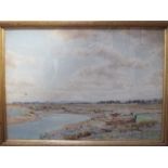 ALFRED WILLIAM PARSONS (1847-1920): A gilt framed watercolour,